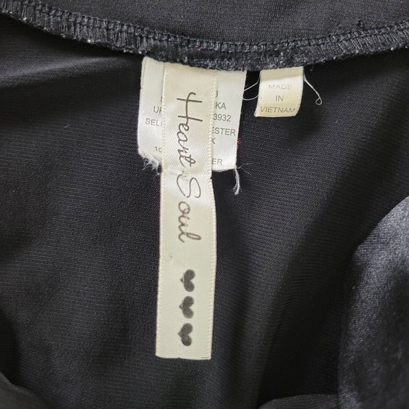 Heart Soul Womens Blouse Extra Small READ Top Black Sleeveless Scoop Neck Shirt - Picture 7 of 9